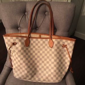 Louis Vuitton Damier Azur canvas never full MM